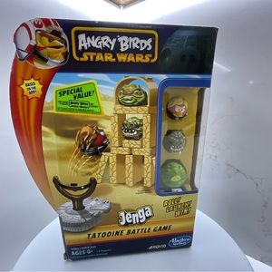 Angry Birds Star Wars Jenga Tatooine Battle Game Hasbro Rovio NIB